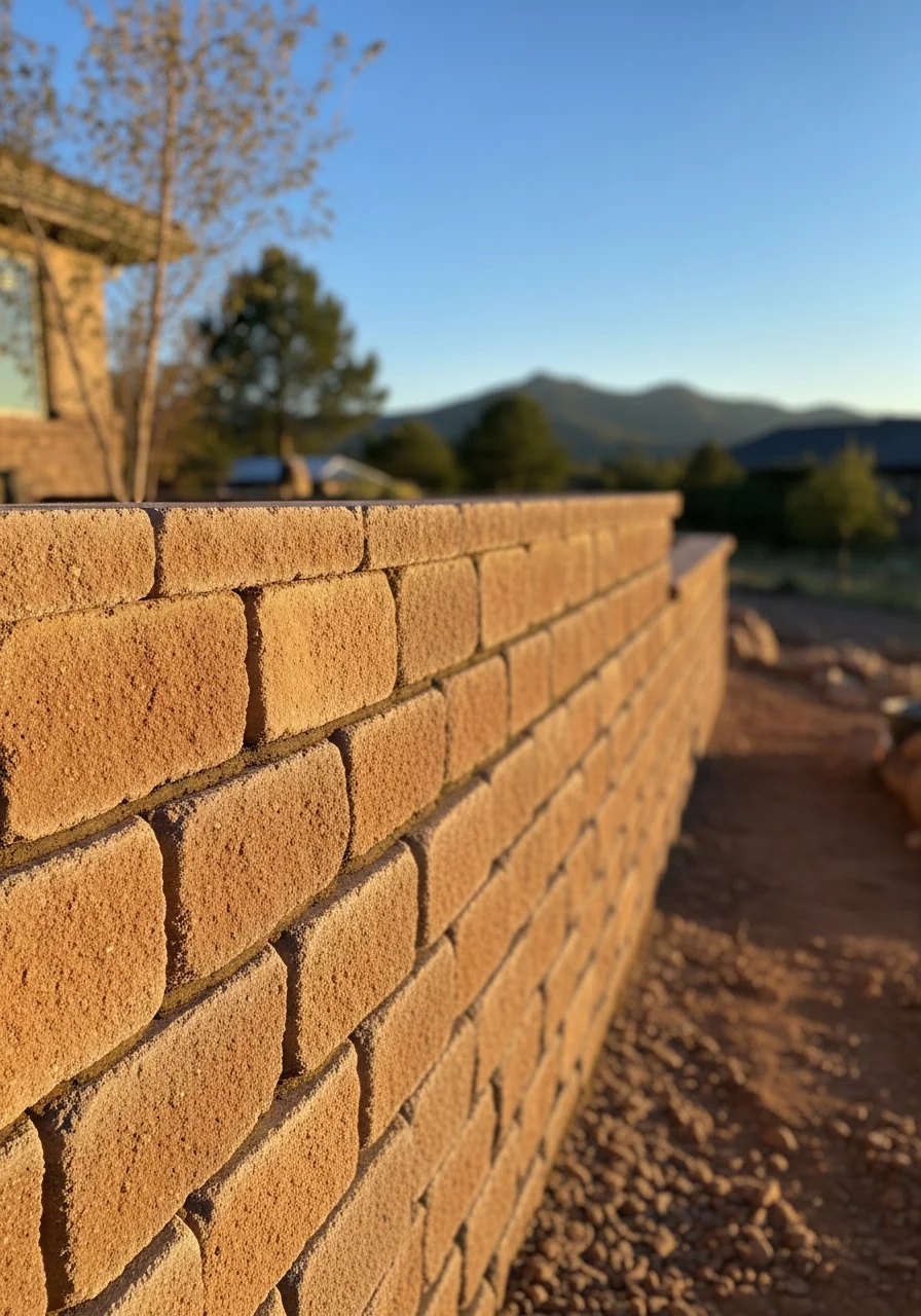 Skilled worker performing maintenance on a Prescott Valley home with mountain landscape visible.